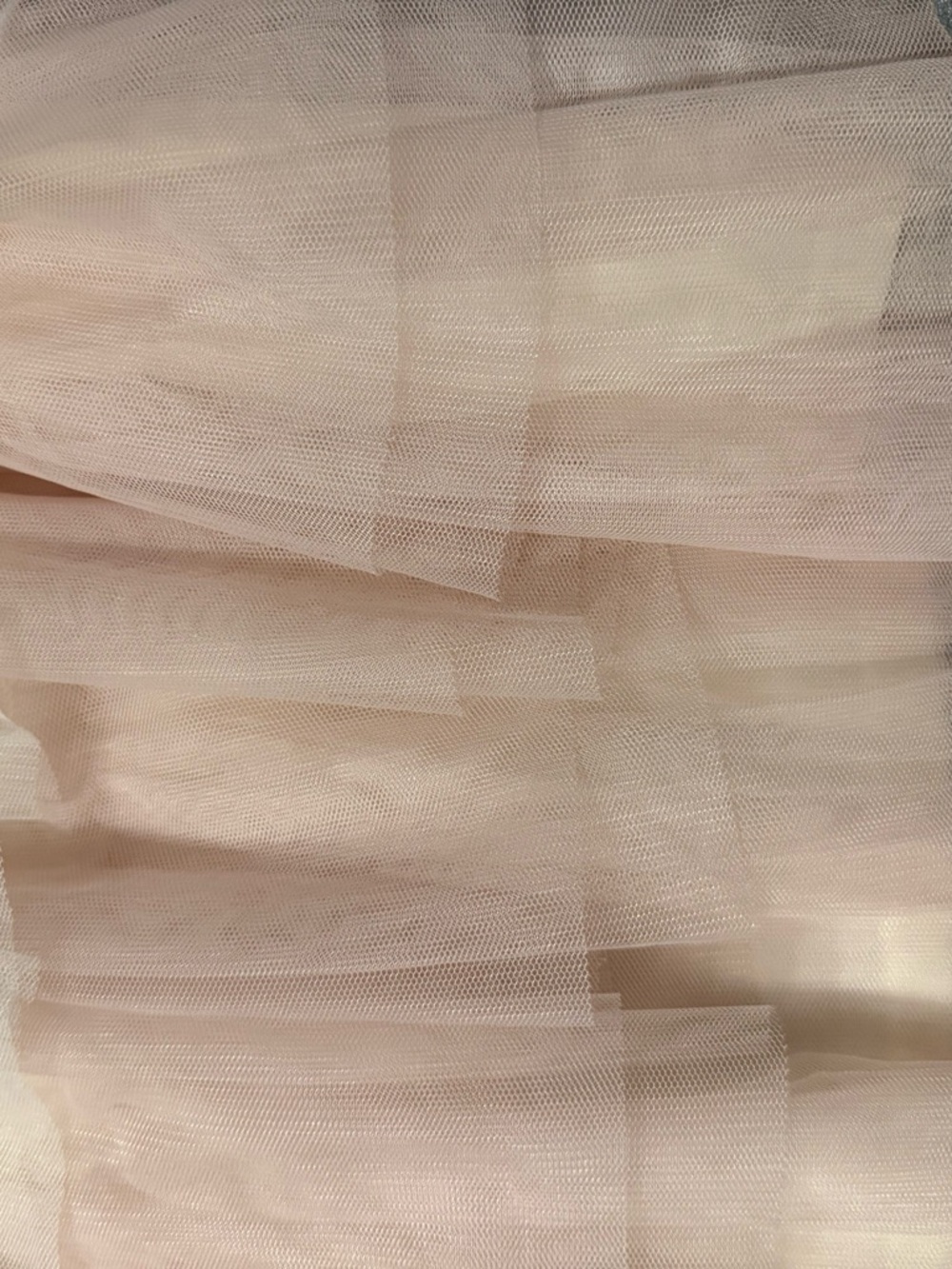 Women's Maxi Tulle Skirt in Blush Pink - Picture 3 of 4